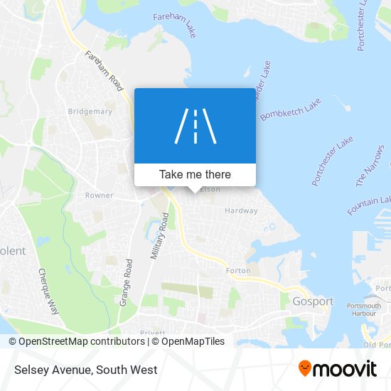 Selsey Avenue map