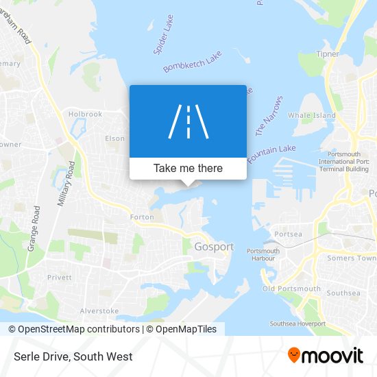 Serle Drive map