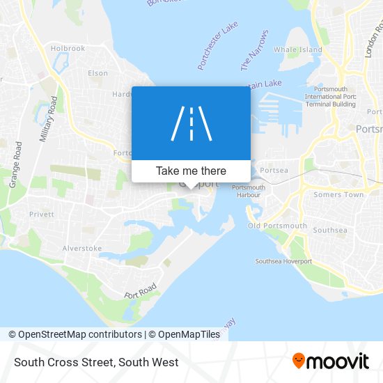 South Cross Street map