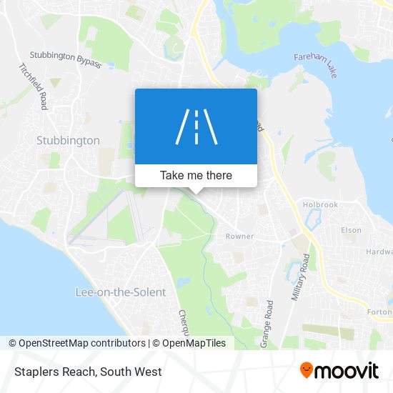 Staplers Reach map