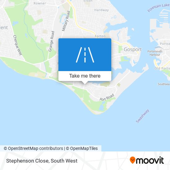 Stephenson Close map