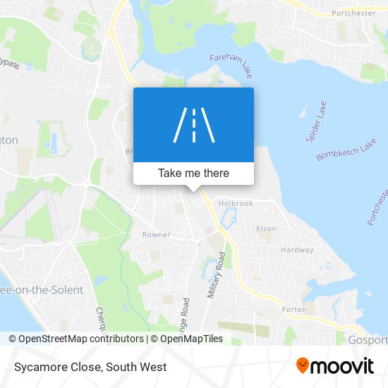 Sycamore Close map