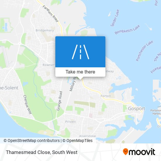 Thamesmead Close map