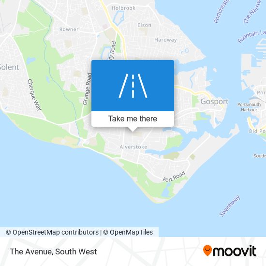 The Avenue map