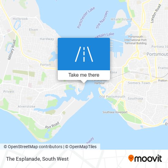 The Esplanade map