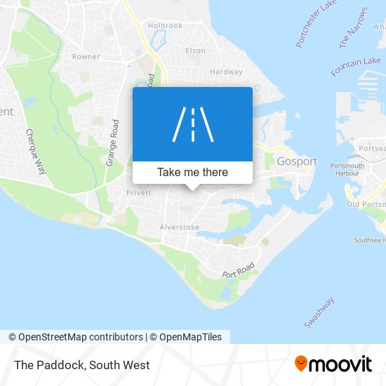 The Paddock map
