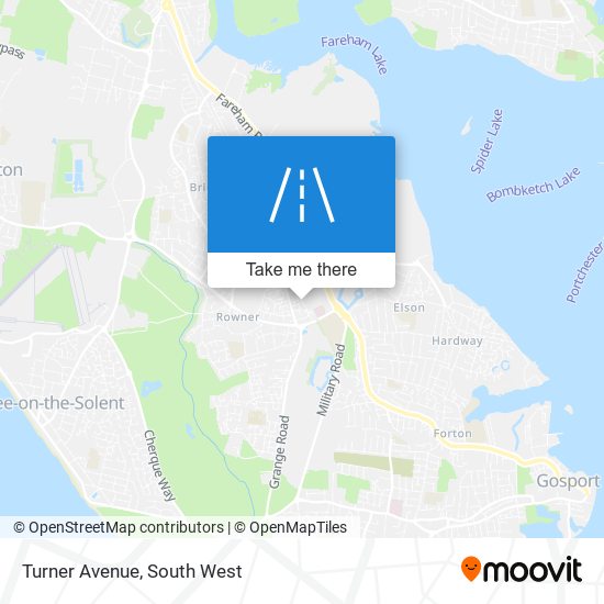 Turner Avenue map