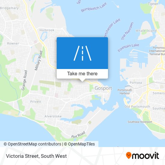 Victoria Street map