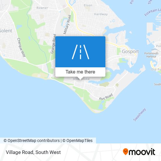 Village Road map