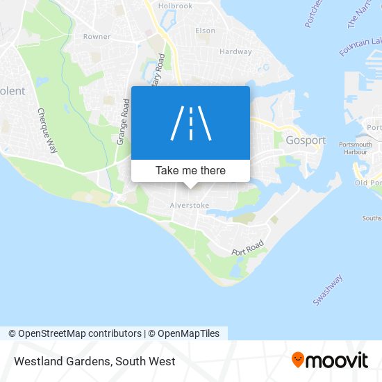 Westland Gardens map