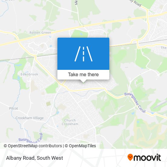 Albany Road map