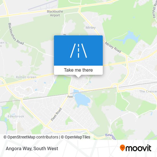 Angora Way map