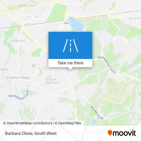 Barbara Close map