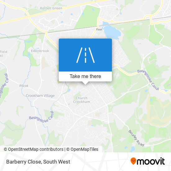 Barberry Close map