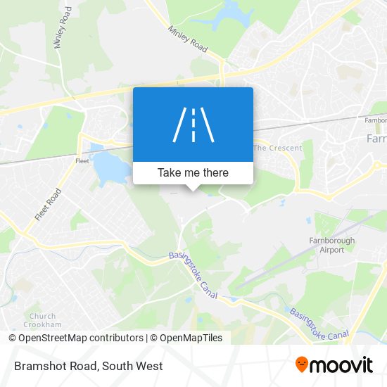 Bramshot Road map