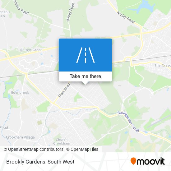 Brookly Gardens map