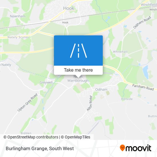 Burlingham Grange map