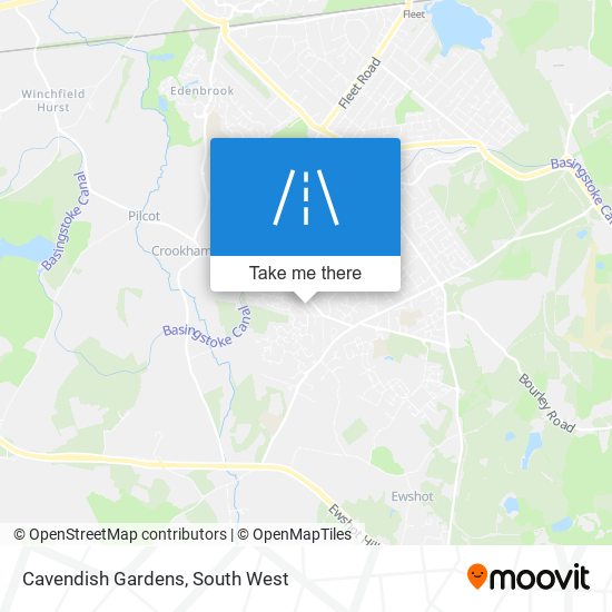Cavendish Gardens map