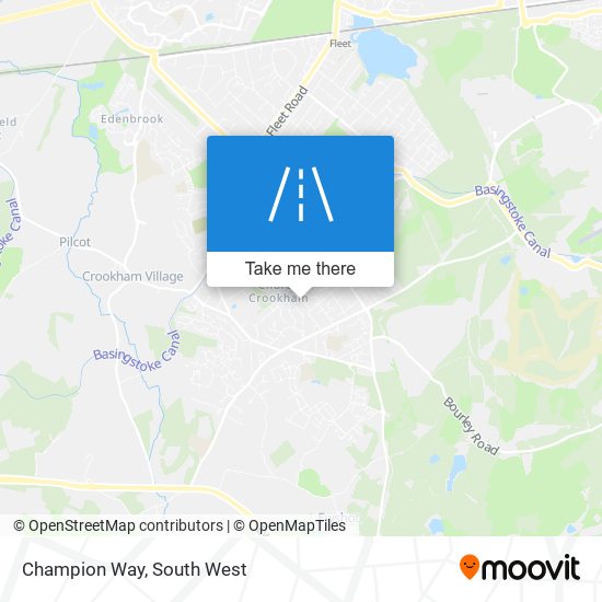 Champion Way map