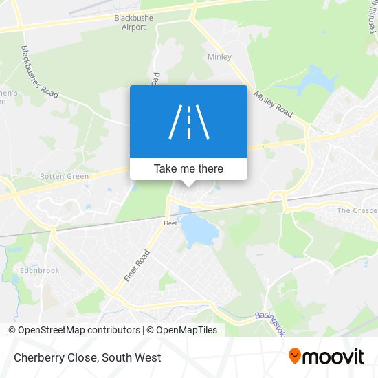Cherberry Close map