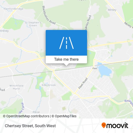 Chertsey Street map