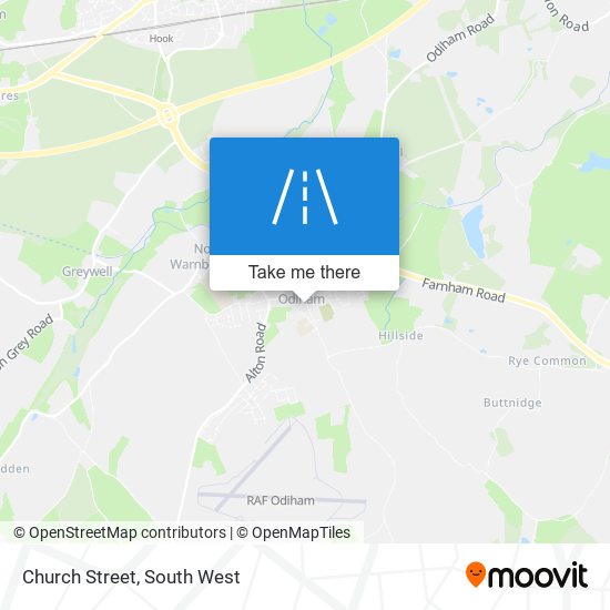 Church Street map