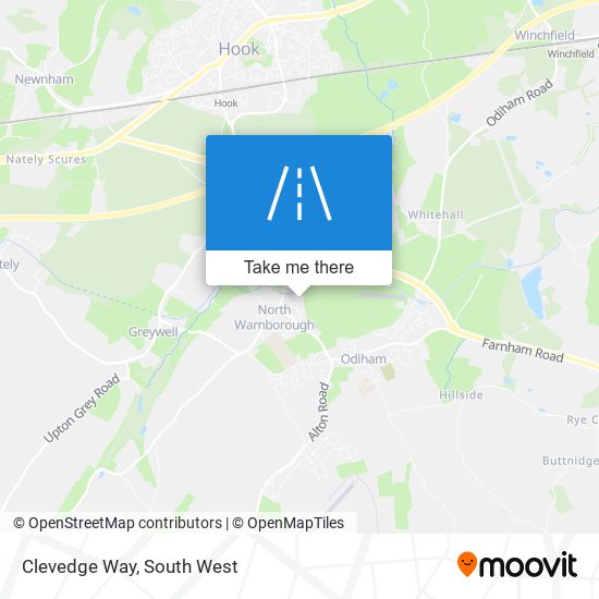 Clevedge Way map