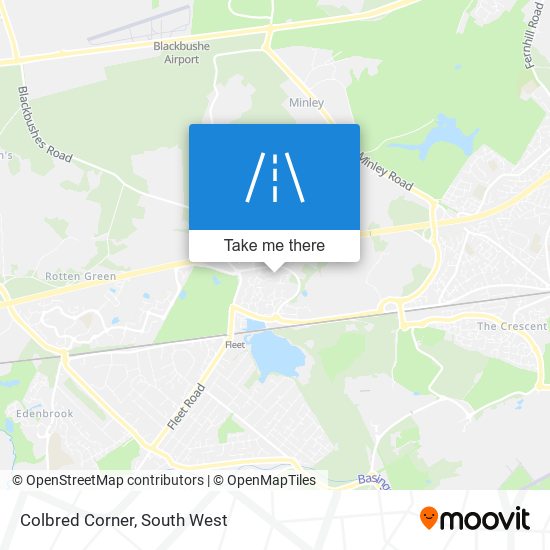 Colbred Corner map
