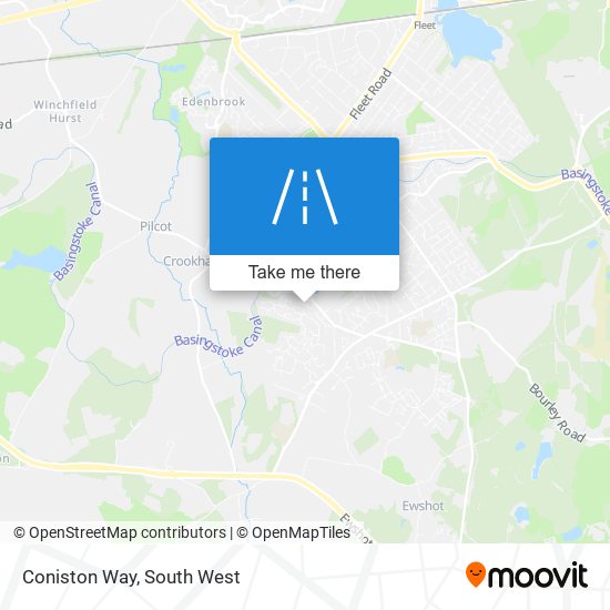 Coniston Way map