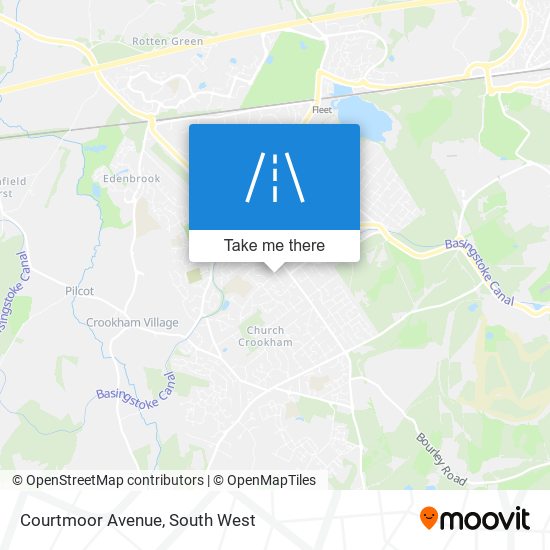 Courtmoor Avenue map