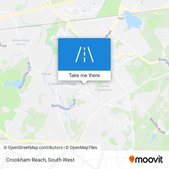 Crookham Reach map