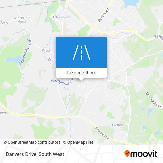 Danvers Drive map