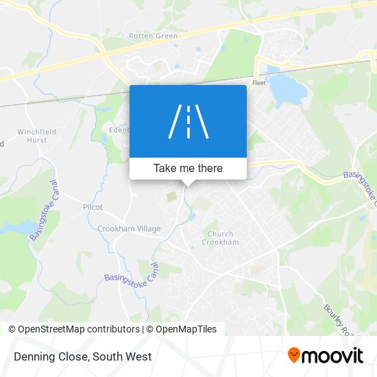 Denning Close map