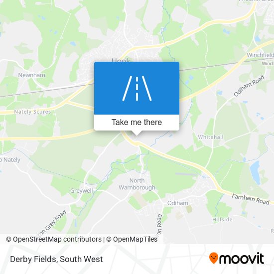 Derby Fields map