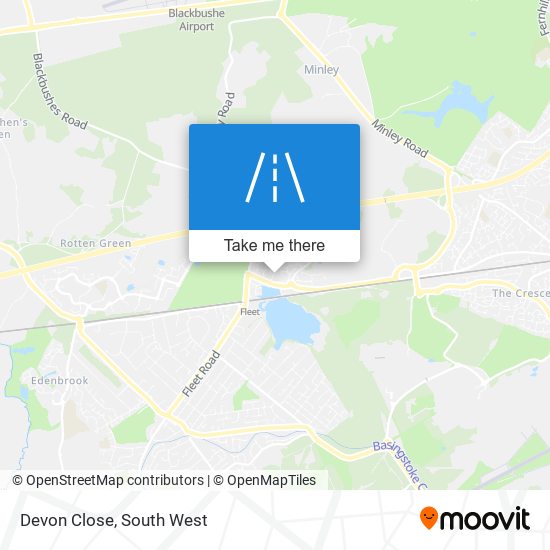 Devon Close map