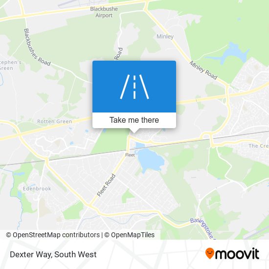 Dexter Way map