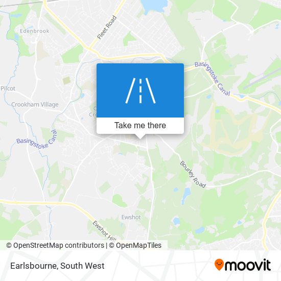 Earlsbourne map