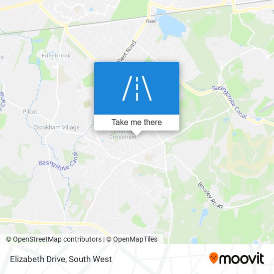 Elizabeth Drive map