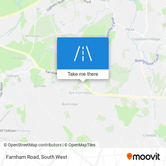 Farnham Road map