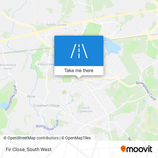 Fir Close map