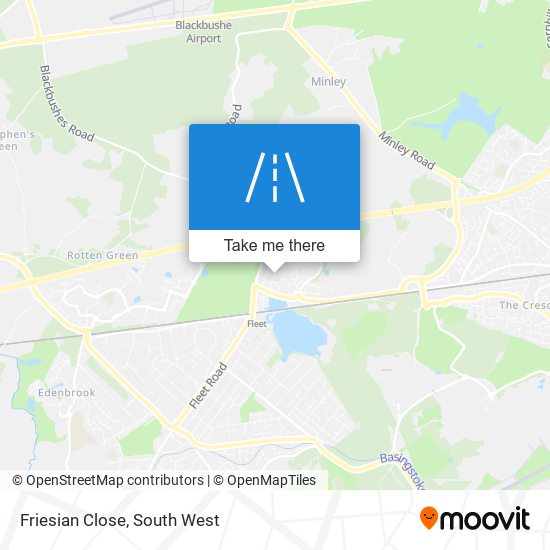 Friesian Close map