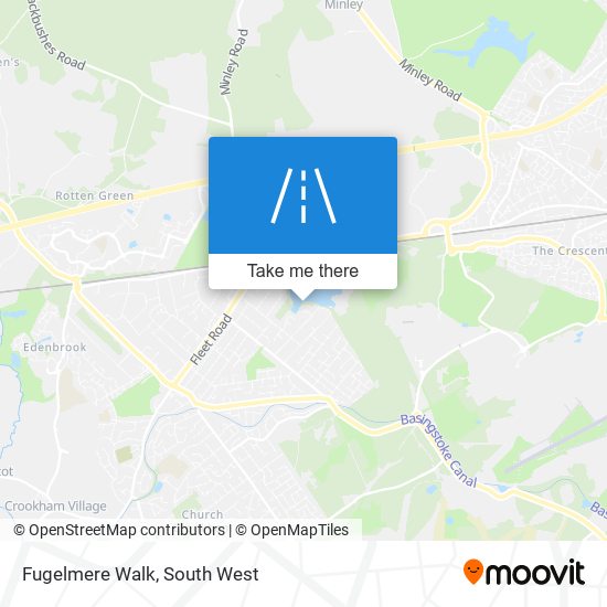 Fugelmere Walk map