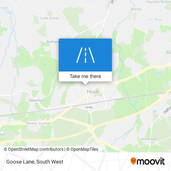 Goose Lane map