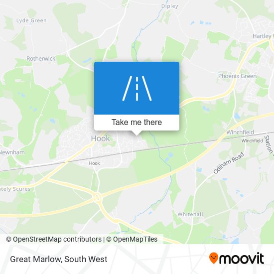 Great Marlow map
