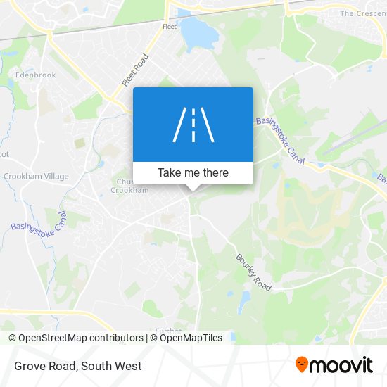Grove Road map