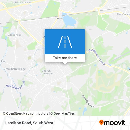 Hamilton Road map