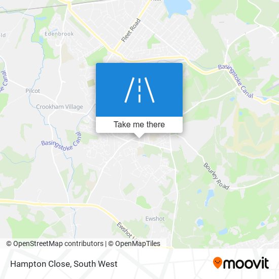 Hampton Close map