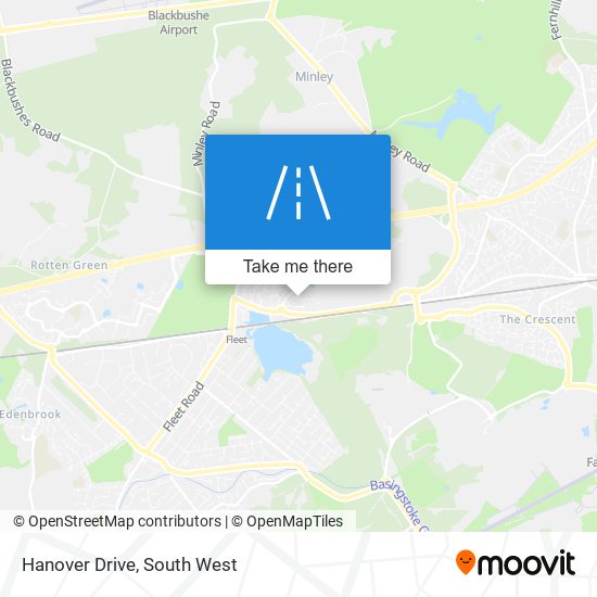 Hanover Drive map