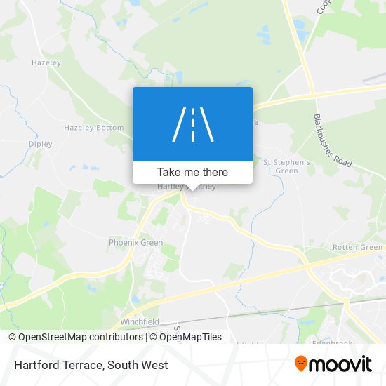 Hartford Terrace map