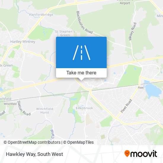 Hawkley Way map